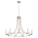 Myhouse Lighting Quorum - 696-9-65 - Nine Light Chandelier - Olympus - Satin Nickel