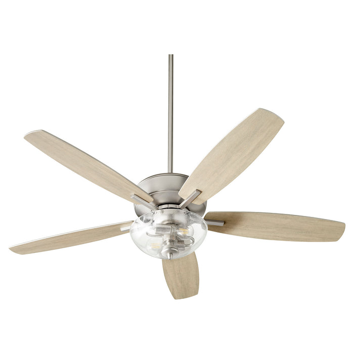 Myhouse Lighting Quorum - 7052-265 - 52"Ceiling Fan - Breeze - Satin Nickel