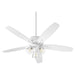 Myhouse Lighting Quorum - 7052-308 - 52"Ceiling Fan - Breeze - Studio White