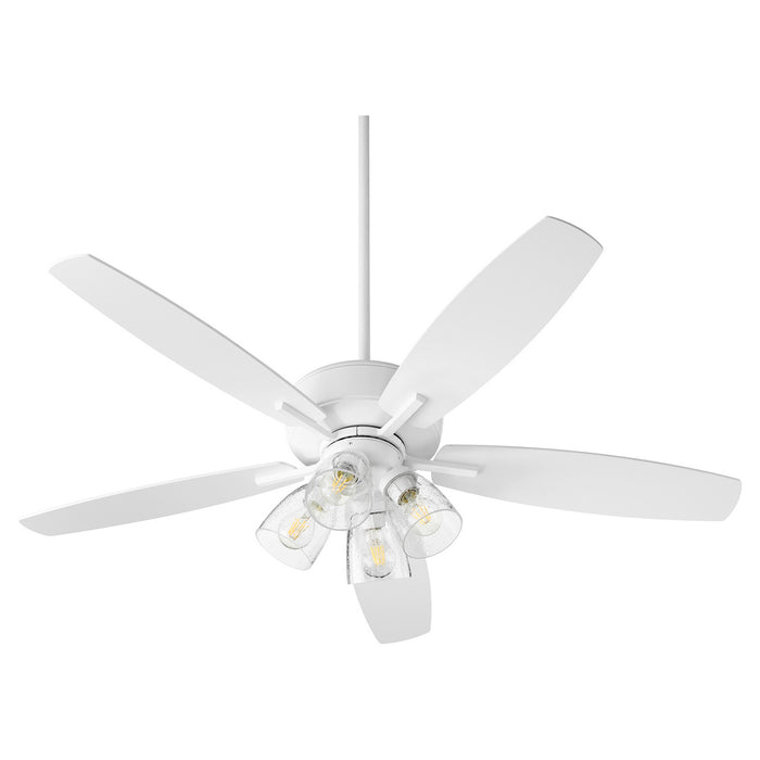 Myhouse Lighting Quorum - 7052-408 - 52"Ceiling Fan - Breeze - Studio White