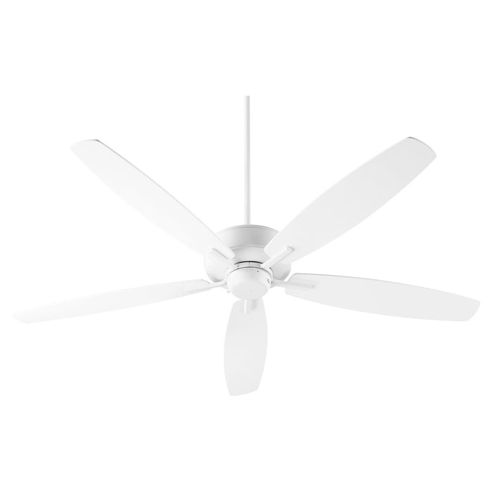 Myhouse Lighting Quorum - 7060-8 - 60"Ceiling Fan - Breeze 60" - Studio White