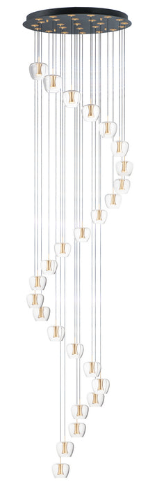 Myhouse Lighting ET2 - E24169-18BKGLD - LED Pendant - Newton - Black / Gold