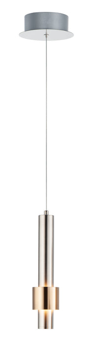 Myhouse Lighting ET2 - E24751-SNSBR - LED Pendant - Reveal - Satin Nickel / Satin Brass