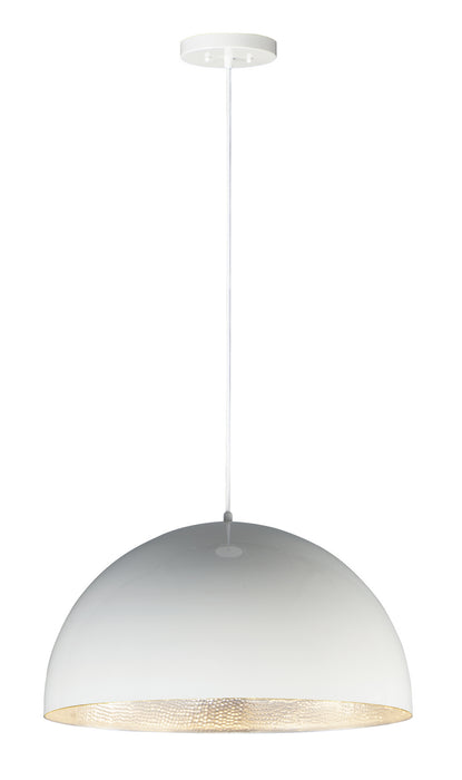 Myhouse Lighting ET2 - E24904-GWAL - LED Pendant - Hemisphere - Gloss White / Aluminum