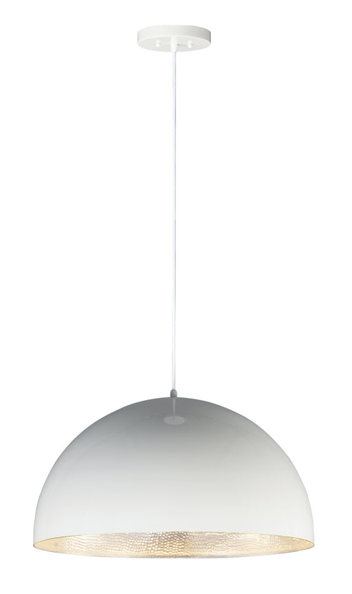 Myhouse Lighting ET2 - E24904-GWAL - LED Pendant - Hemisphere - Gloss White / Aluminum