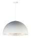 Myhouse Lighting ET2 - E24906-GWAL - LED Pendant - Hemisphere - Gloss White / Aluminum