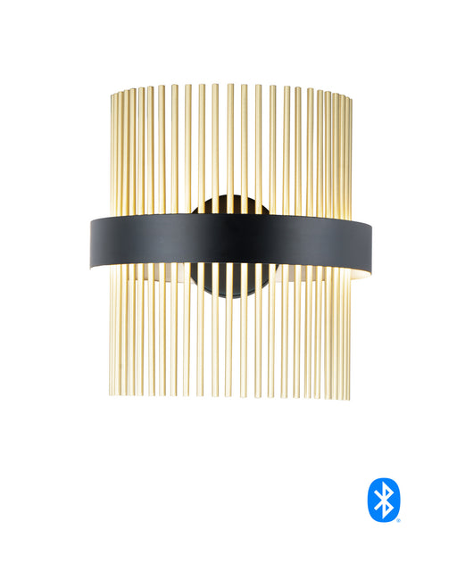 Myhouse Lighting ET2 - E34201-BKSBR - LED Wall Sconce - Chimes WiZ - Black / Satin Brass