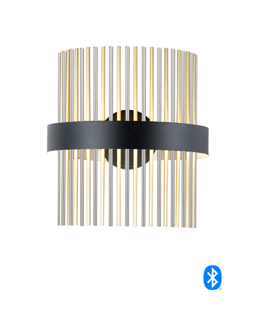 Myhouse Lighting ET2 - E34201-BKSNSBR - LED Wall Sconce - Chimes WiZ - Black / Satin Nickel / Satin Brass