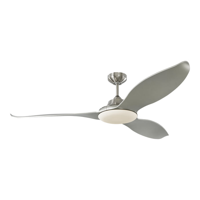 Myhouse Lighting Visual Comfort Fan - 3STR60BSD - 60``Ceiling Fan - Stockton 60 - Brushed Steel