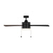 Myhouse Lighting Generation Lighting - 3SY52MBKD - 52"Ceiling Fan - Syrus - Midnight Black