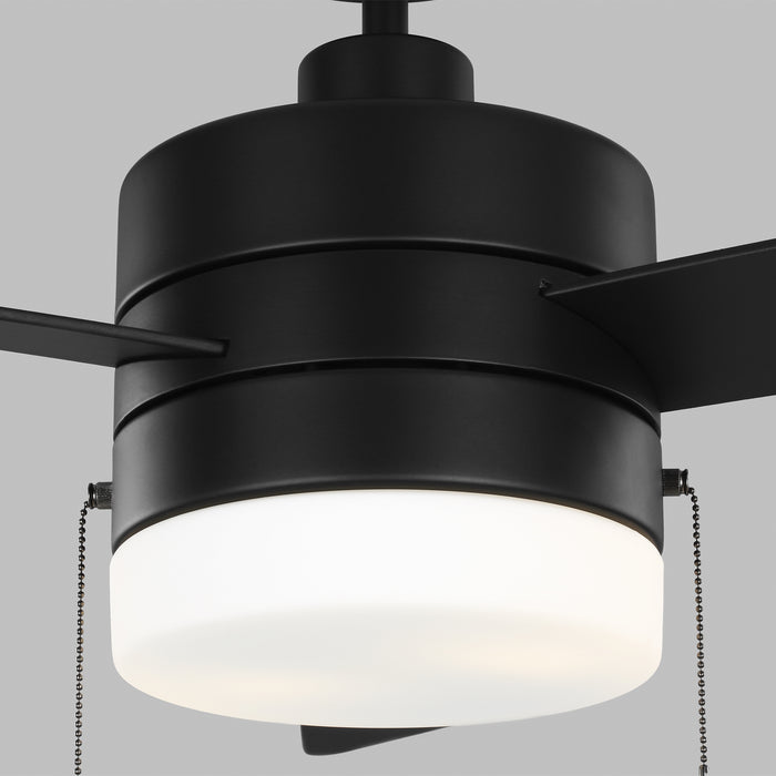 Myhouse Lighting Generation Lighting - 3SY52MBKD - 52"Ceiling Fan - Syrus - Midnight Black