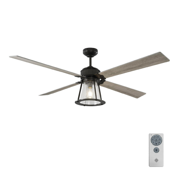 Myhouse Lighting Generation Lighting. - 4RKR60AGPD - 60``Ceiling Fan - Rockland - Aged Pewter