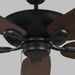 Myhouse Lighting Generation Lighting - 5COM52MBK - 52"Ceiling Fan - Colony - Midnight Black