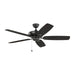 Myhouse Lighting Generation Lighting - 5COM52MBK - 52"Ceiling Fan - Colony - Midnight Black