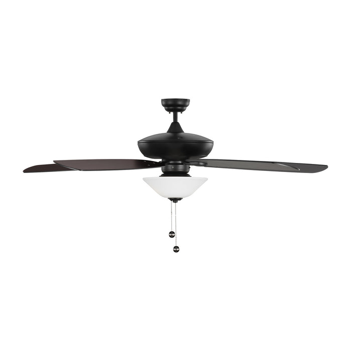 Myhouse Lighting Generation Lighting - 5CSM60MBKD-V1 - 60"Ceiling Fan - Colony - Midnight Black