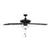 Myhouse Lighting Generation Lighting - 5CSM60MBKD-V1 - 60"Ceiling Fan - Colony - Midnight Black