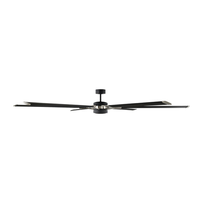 Myhouse Lighting Visual Comfort Fan - 6LFR96MBKD - 96``Ceiling Fan - Loft 96 - Midnight Black