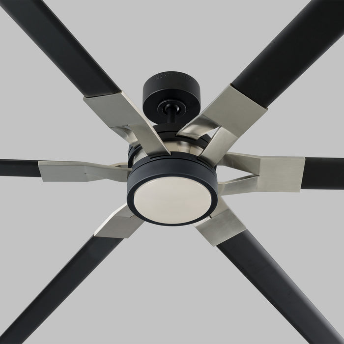 Myhouse Lighting Visual Comfort Fan - 6LFR96MBKD - 96``Ceiling Fan - Loft 96 - Midnight Black