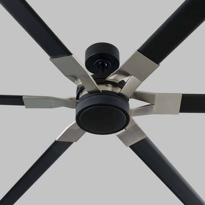 Myhouse Lighting Visual Comfort Fan - 6LFR96MBKD - 96``Ceiling Fan - Loft 96 - Midnight Black