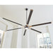 Myhouse Lighting Visual Comfort Fan - 6LFR96MBKD - 96``Ceiling Fan - Loft 96 - Midnight Black