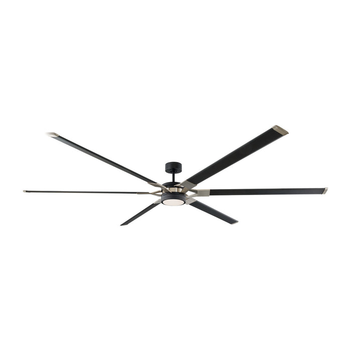 Myhouse Lighting Visual Comfort Fan - 6LFR96MBKD - 96``Ceiling Fan - Loft 96 - Midnight Black