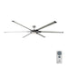 Myhouse Lighting Visual Comfort Fan - 6LFR96PBSD - 96``Ceiling Fan - Loft 96 - Painted Brushed Steel