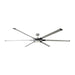 Myhouse Lighting Visual Comfort Fan - 6LFR96PBSD - 96``Ceiling Fan - Loft 96 - Painted Brushed Steel