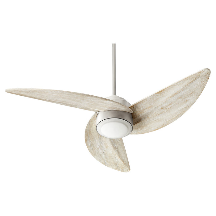 Myhouse Lighting Quorum - 41523-65 - LED Ceiling Fan - Trinity - Satin Nickel