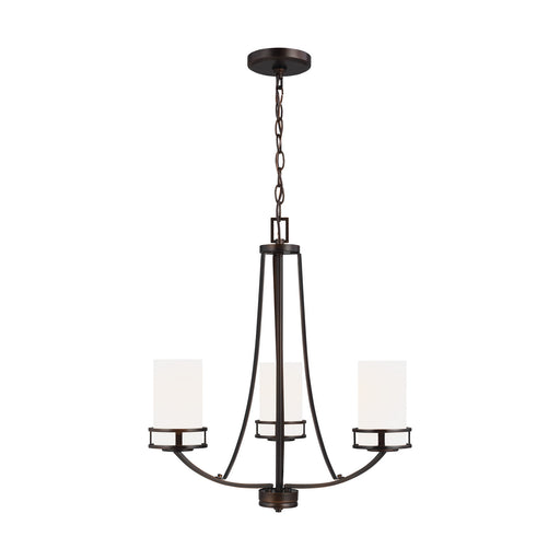 Myhouse Lighting Generation Lighting - 3121603-710 - Three Light Chandelier - Robie - Bronze