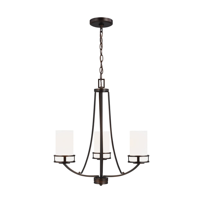 Myhouse Lighting Generation Lighting - 3121603-710 - Three Light Chandelier - Robie - Bronze