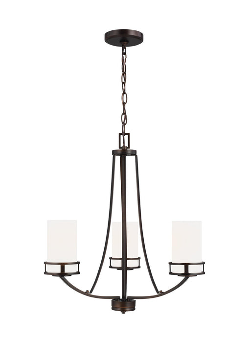 Myhouse Lighting Generation Lighting - 3121603EN3-710 - Three Light Chandelier - Robie - Bronze