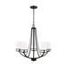 Myhouse Lighting Generation Lighting - 3121605-112 - Five Light Chandelier - Robie - Midnight Black