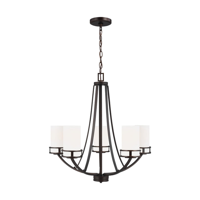 Myhouse Lighting Generation Lighting - 3121605-710 - Five Light Chandelier - Robie - Bronze