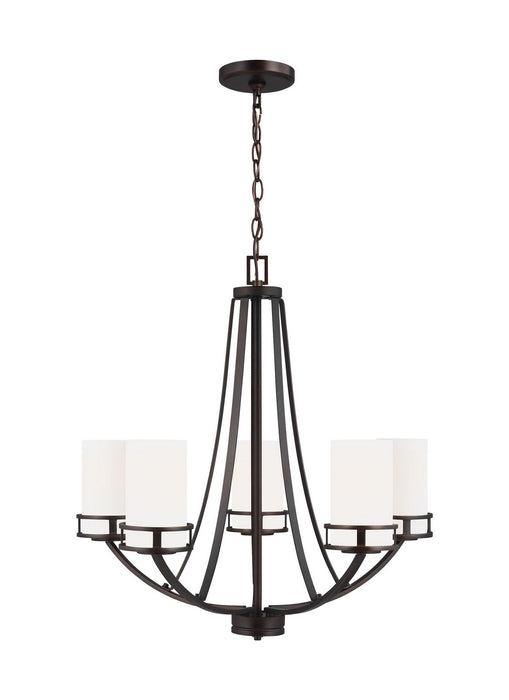 Myhouse Lighting Generation Lighting - 3121605EN3-710 - Five Light Chandelier - Robie - Bronze