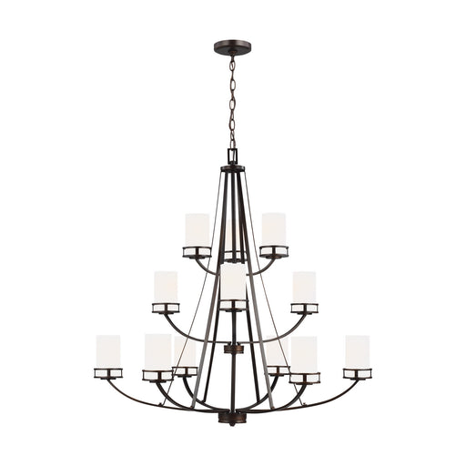 Myhouse Lighting Generation Lighting - 3121612-710 - 12 Light Chandelier - Robie - Bronze