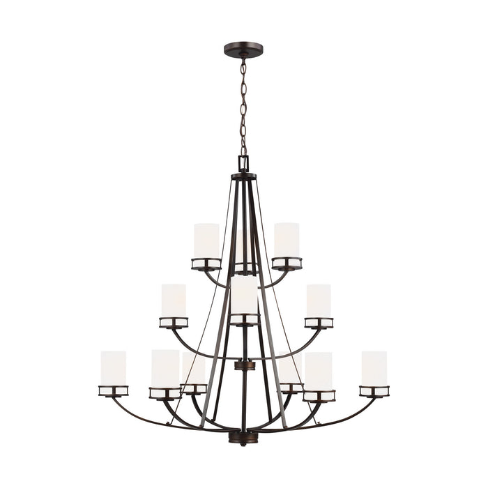 Myhouse Lighting Generation Lighting - 3121612-710 - 12 Light Chandelier - Robie - Bronze