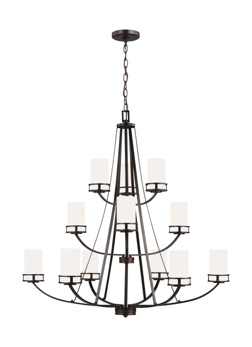 Myhouse Lighting Generation Lighting - 3121612EN3-710 - 12 Light Chandelier - Robie - Bronze