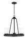 Myhouse Lighting Generation Lighting - 3130703EN3-112 - Three Light Chandelier - Kemal - Midnight Black