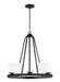 Myhouse Lighting Generation Lighting - 3130705EN3-112 - Five Light Chandelier - Kemal - Midnight Black