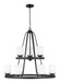 Myhouse Lighting Generation Lighting - 3130709EN3-112 - Nine Light Chandelier - Kemal - Midnight Black