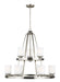 Myhouse Lighting Generation Lighting - 3130709EN3-962 - Nine Light Chandelier - Kemal - Brushed Nickel