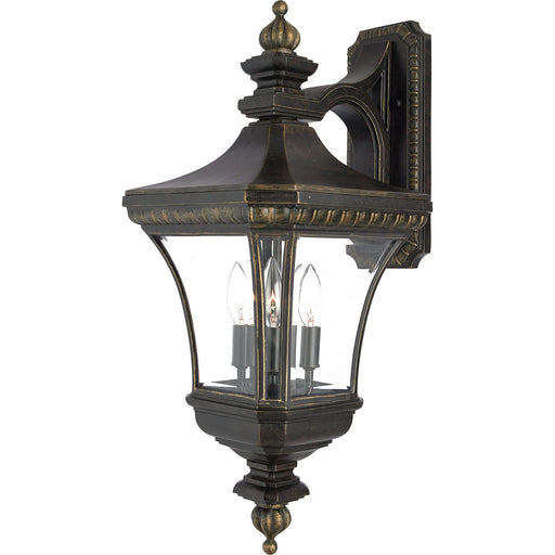 Myhouse Lighting Quoizel - DE8961IB - Three Light Outdoor Wall Lantern - Devon - Imperial Bronze