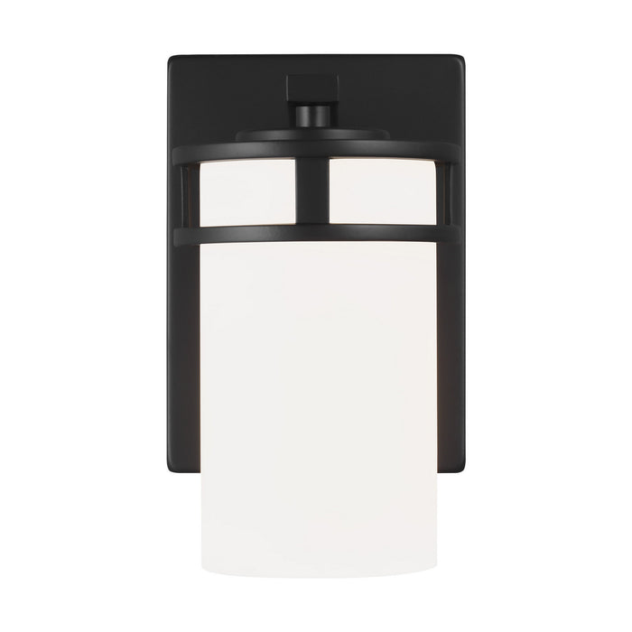 Myhouse Lighting Generation Lighting - 4121601-112 - One Light Wall / Bath Sconce - Robie - Midnight Black