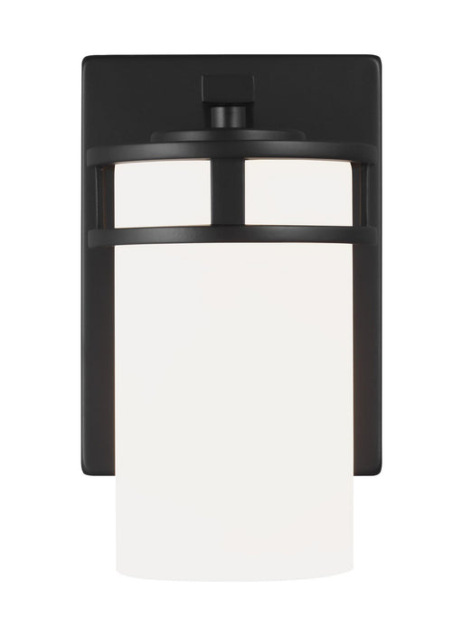 Myhouse Lighting Generation Lighting - 4121601EN3-112 - One Light Wall / Bath Sconce - Robie - Midnight Black