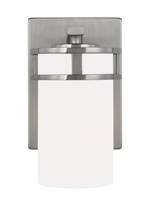 Myhouse Lighting Generation Lighting - 4121601EN3-962 - One Light Wall / Bath Sconce - Robie - Brushed Nickel