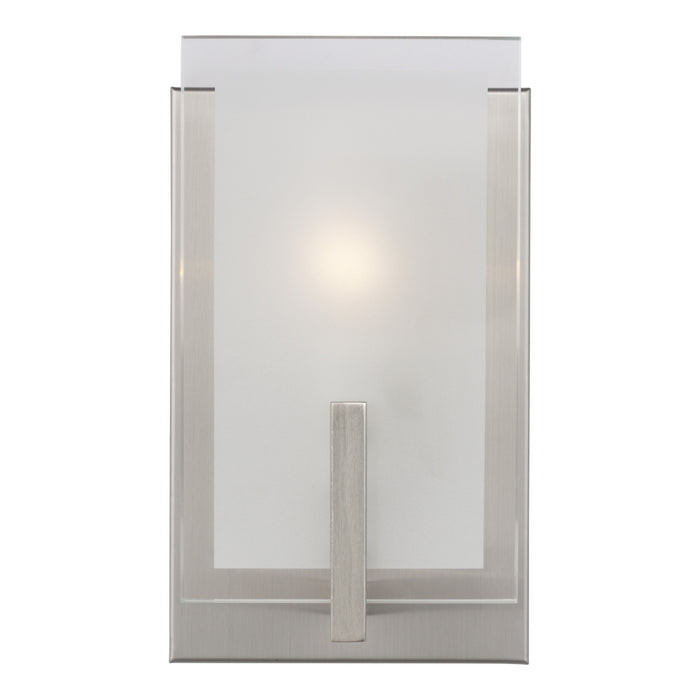 Myhouse Lighting Visual Comfort Studio - 4130801-962 - One Light Wall / Bath Sconce - Syll - Brushed Nickel