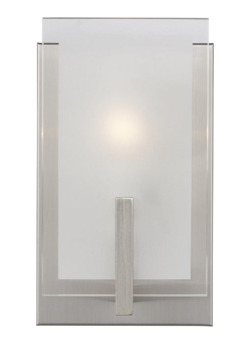 Myhouse Lighting Visual Comfort Studio - 4130801EN-962 - One Light Wall / Bath Sconce - Syll - Brushed Nickel