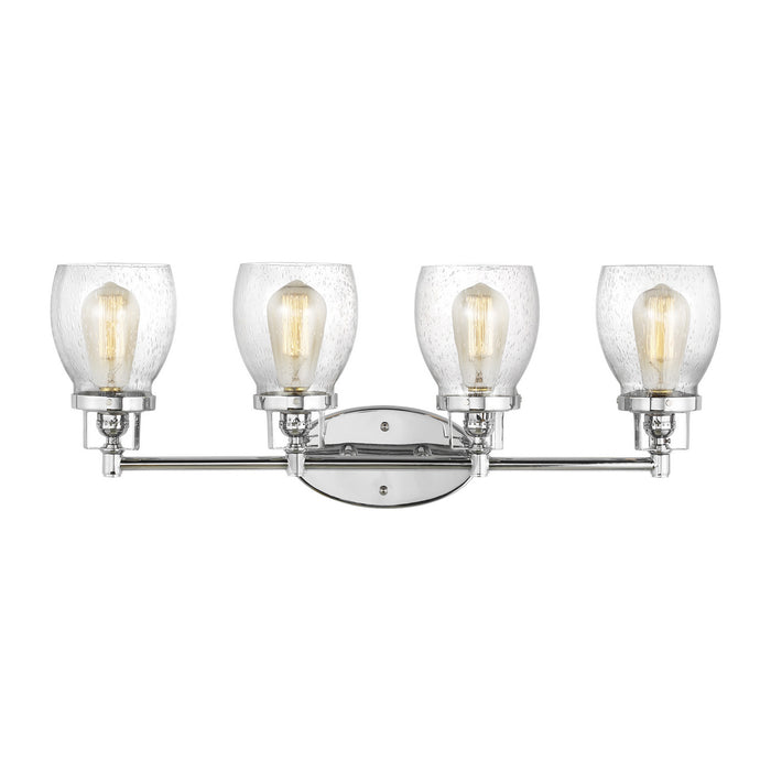 Myhouse Lighting Generation Lighting - 4414504-05 - Four Light Wall / Bath - Belton - Chrome