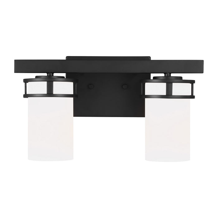 Myhouse Lighting Generation Lighting - 4421602-112 - Two Light Wall / Bath - Robie - Midnight Black