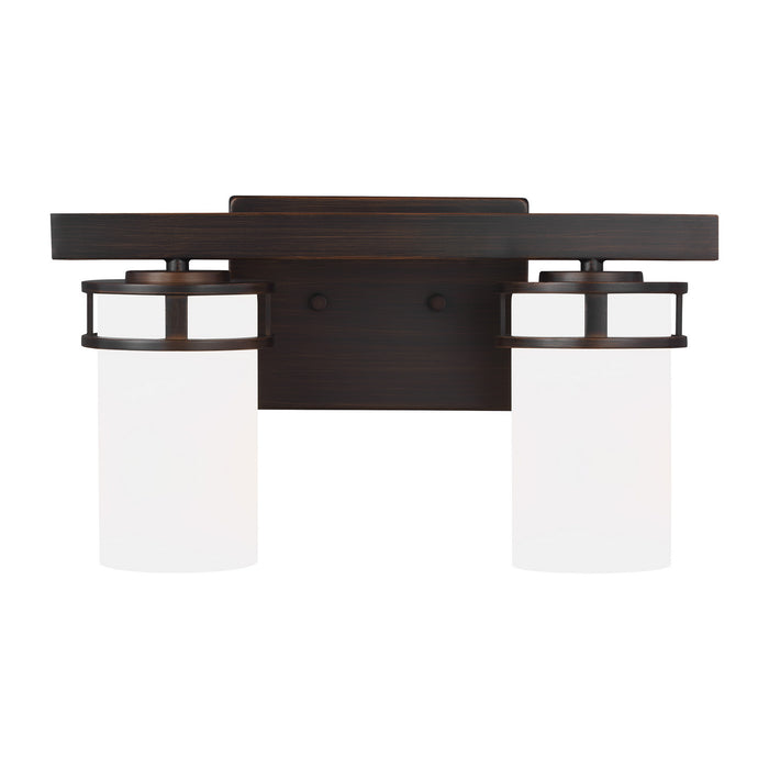 Myhouse Lighting Generation Lighting - 4421602-710 - Two Light Wall / Bath - Robie - Bronze